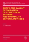 Image for Shape and Layout Optimization of Structural Systems and Optimality Criteria Methods
