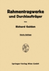 Image for Rahmentragwerke und Durchlauftrager