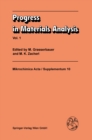 Image for Progress in Materials Analysis: Vol. 1
