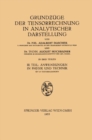 Image for Grundzuge Der Tensorrechnung in Analytischer Darstellung: Teil 3: Anwendungen in Physik Und Technik