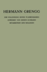 Image for Hermann Grengg: Zur Vollendung Seines 70. Lebensjahres Gewidmet Von Seinen Schulern Mitarbeitern Und Kollegen