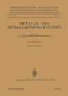 Image for Metalle und Metallkonstruktionen