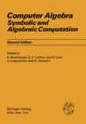 Image for Computer Algebra: Symbolic and Algebraic Computation : 4