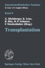 Image for Transplantation: (13. Wiener Intensivmedizinische Tage, 2.-4. Februar 1995)