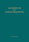 Image for Handbuch der Virusforschung: 4. Band (III. Erganzungsband)