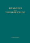 Image for Handbuch der Virusforschung : 4. Band (III. Erganzungsband)