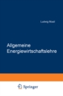 Image for Allgemeine Energiewirtschaftslehre