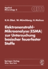 Image for Elektronenstrahl-Mikroanalyse (ESMA) zur Untersuchung basischer feuerfester Stoffe : 2