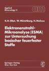 Image for Elektronenstrahl-Mikroanalyse (ESMA) zur Untersuchung basischer feuerfester Stoffe