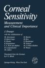 Image for Corneal Sensitivity : Measurement and Clinical Importance