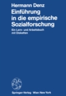 Image for Einfuhrung in die empirische Sozialforschung: Ein Lern- und Arbeitsbuch mit Disketten