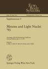 Image for Mesons and Light Nuclei ’95 : Proceedings of the 6th International Conference, Straz pod Ralskem, July 3–7, 1995