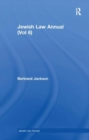 Image for Jewish Law Annual (Vol 6)