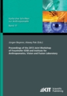 Image for Proceedings of the 2013 Joint Workshop of Fraunhofer IOSB and Institute for Anthropomatics, Vision and Fusion Laboratory
