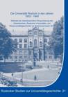 Image for Die Universitat Rostock in Den Jahren 1933-1945