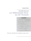 Image for Quellenband zur Mullerfamilie Stern aus der Neumark