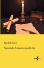 Image for Spanische Literaturgeschichte