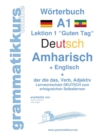 Image for Woerterbuch Deutsch - Amharisch - Englisch Niveau A1