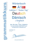 Image for Woerterbuch Deutsch - Danisch - Englisch Niveau A1