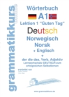 Image for Woerterbuch Deutsch - Norwegisch - Englisch Niveau A1