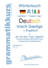 Image for Woerterbuch Deutsch - Irisch Gaeilge - Englisch Niveau A1