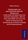 Image for Erlauterungen Zum Geschichtlichen Atlas Der Rheinprovinz