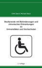 Image for Studierende mit Behinderungen und chronischen Erkrankungen an Universitaten und Hochschulen