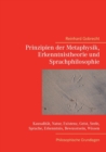 Image for Prinzipien der Metaphysik, Erkenntnistheorie und Sprachphilosophie
