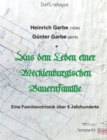 Image for Aus dem Leben einer Mecklenburgischen Bauernfamilie : Eine Familienchonik uber 8 Jahrhunderte