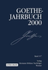 Image for Goethe Jahrbuch