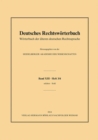 Image for Deutsches Rechtswoerterbuch : Woerterbuch der alteren deutschen RechtsspracheBd. XIII, Heft 3/4 - selchen - Sittenrecht.