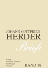 Image for Johann Gottfried Herder. Briefe. : Achtzehnter Band: Register der Probleme, Sachen, Personen, Orte