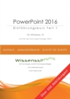 Image for PowerPoint 2016 - Einfuhrungskurs Teil 1