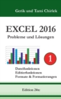 Image for Excel 2016 . Probleme und Loesungen . Band 1