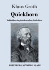 Image for Quickborn : Volksleben in plattdeutschen Gedichten