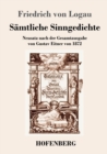 Image for Samtliche Sinngedichte : Neusatz nach der Gesamtausgabe von Gustav Eitner von 1872
