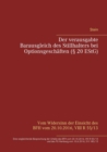 Image for Der verausgabte Barausgleich des Stillhalters bei Optionsgeschaften ( 20 EStG) : Vom Widersinn der Einsicht des BFH vom 20.10.2016, VIII R 55/13