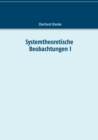 Image for Systemtheoretische Beobachtungen I