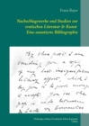 Image for Nachschlagewerke und Studien zur erotischen Literatur &amp; Kunst Eine annotierte Bibliographie : Nachtrage zu Bayer/Leonhardt, Selten &amp; gesucht (1993)