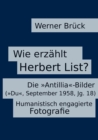 Image for Wie erzahlt Herbert List? Die &quot;Antillia&quot;-Bilder (&quot;Du&quot;, September 1958, Jg. 18). Humanistisch engagierte Fotografie