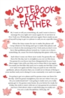 Image for Notepad For Father : Funny Thoughtless Little Pig Dad Daughter Journaling Notebook - Temper Tantrum Gag Gift For Tempered Dads - Father&#39;s Day Diary With Rude Message &amp; Saying To Daughter, Son - Parody