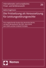 Image for Die Fristsetzung Als Voraussetzung Fur Leistungsstorungsrechte
