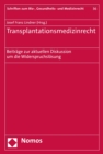 Image for Transplantationsmedizinrecht
