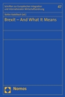 Image for Brexit - And What It Means