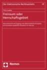 Image for Freiraum Oder Herrschaftsgebiet