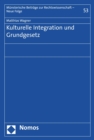 Image for Kulturelle Integration Und Grundgesetz