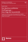 Image for Der Abschuss Entfuhrter Zivilflugzeuge - Eine Frage Der Souveranitat