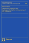 Image for Die Online-Grundung Von Kapitalgesellschaften in Deutschland Und Osterreich
