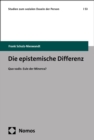 Image for Die epistemische Differenz: Quo vadis: Eule der Minerva?