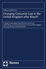 Image for Changing Consumer Law in the United Kingdom after Brexit?